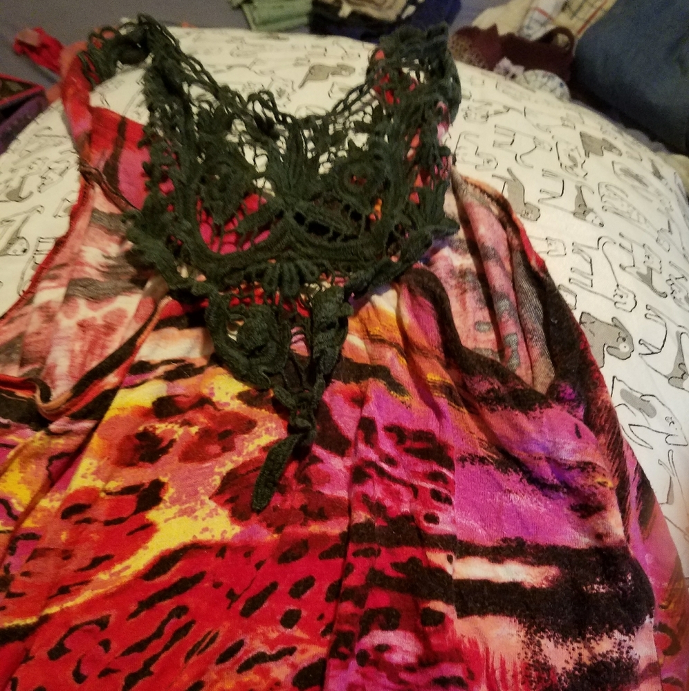 Cute leopard print tank